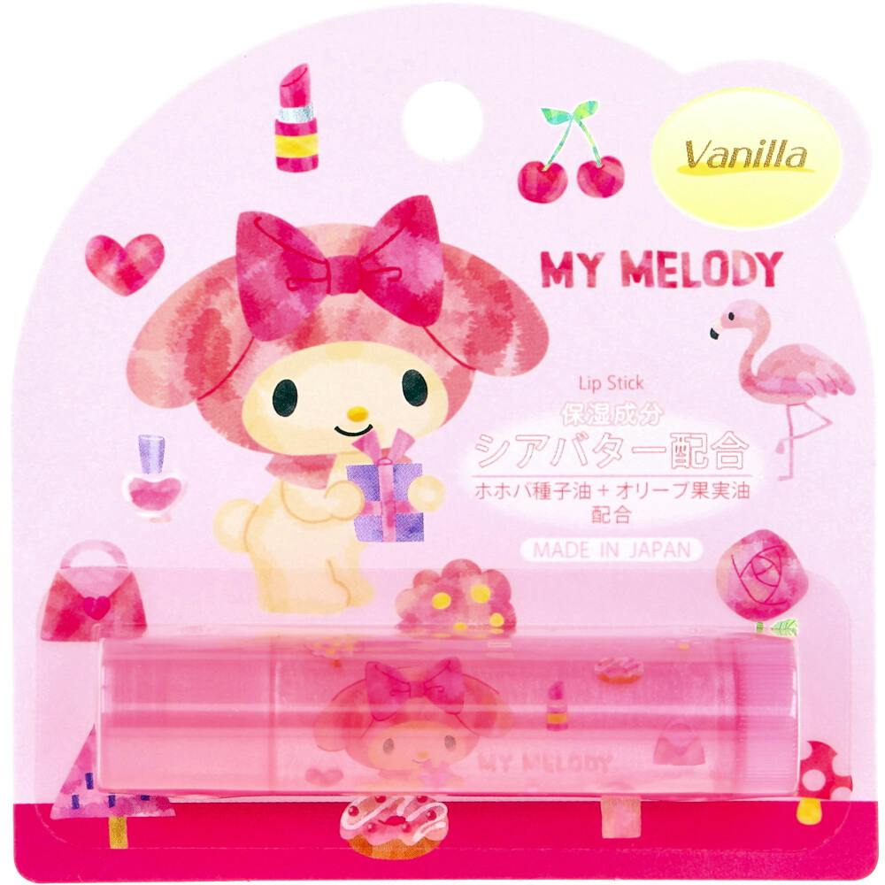 リップスティック マイメロディ バニラ 1本入 ×1点【送料込み】 ＃4525636313943