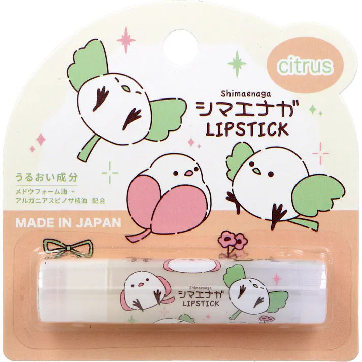リップスティック シマエナガ シトラス 1本入 ×1点【送料込み】 #4525636344725