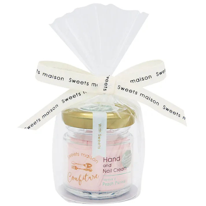 スウィーツメゾン コンフィチュールハンド&ネイルクリーム ピーチピューレの香り 30g入 ×1点【送料込み】 #4535304082408