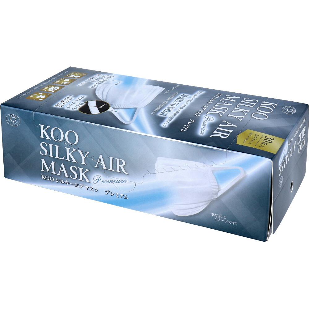 KOO シルキーエアマスク プレミアム ふつうサイズ 30枚入 ×1点【送料
