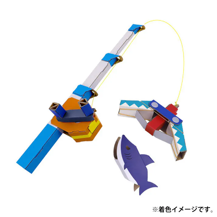hacomo WOW ダンボールで遊ぼう! 釣りキャッチャー ダンボール工作キット ×1点【送料込み】 #4562201016779