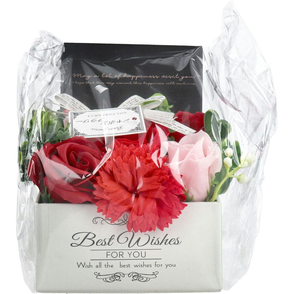 シャボンフラワー MK-008 レッド ×1点【送料込み】 ＃4562253120875