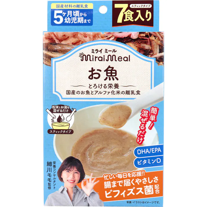 ミライミール お魚 スティックタイプ 7包入 ×1点【送料込み】 #4562384609874