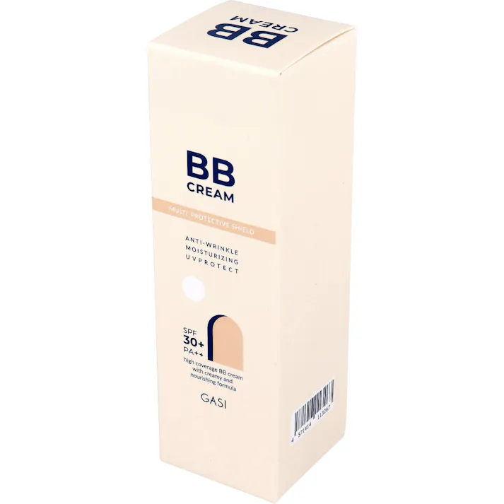 GASI(ガシ) アンチリンクル モイスチャライジング UVプロテクト BBクリーム アイボリー 50g ×1点【送料込み】 #4571414113267