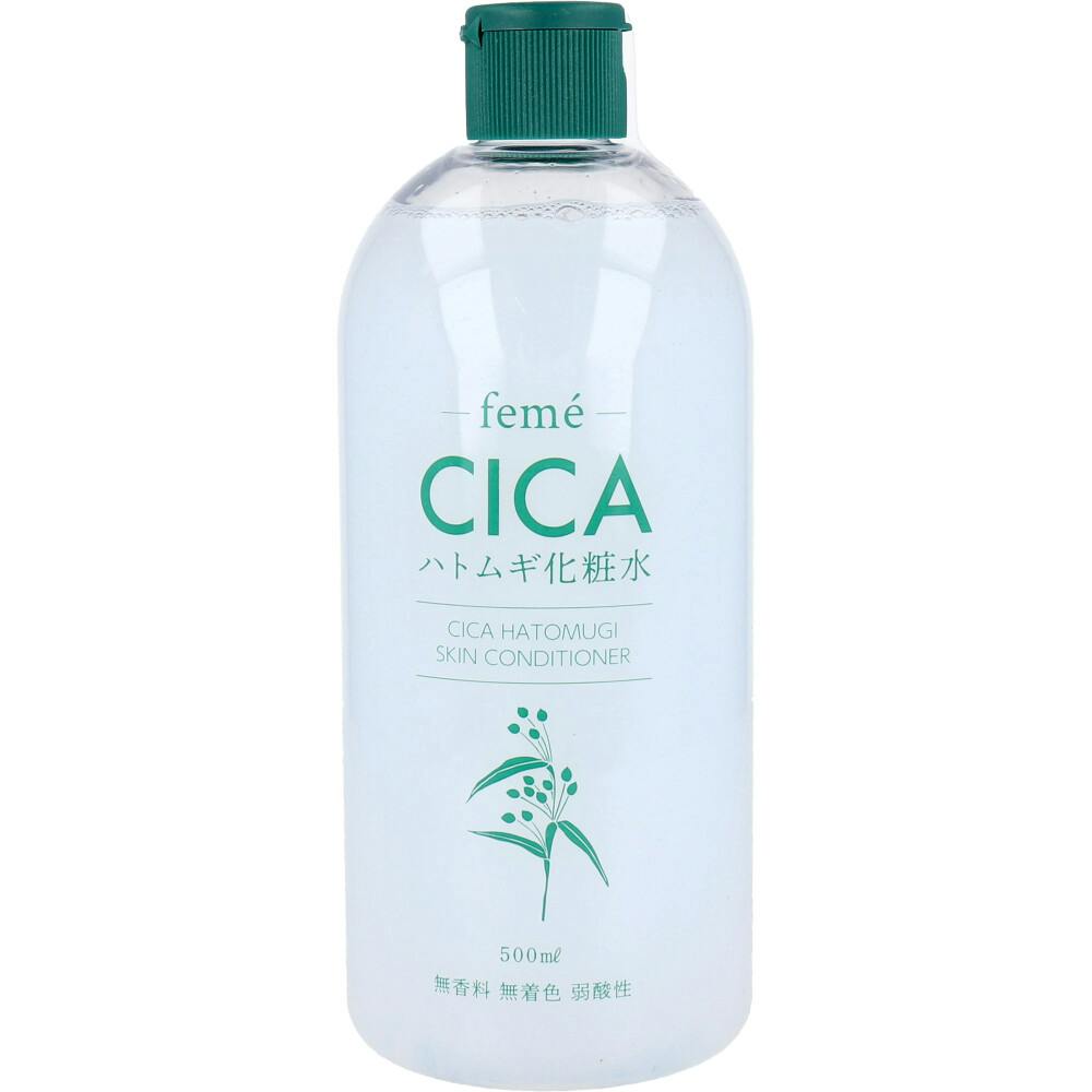 feme CICA ハトムギ化粧水 500mL ×1点【送料込み】 ＃4573342843018
