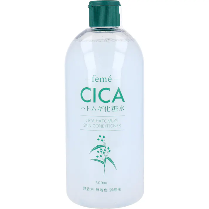 feme CICA ハトムギ化粧水 500mL ×1点【送料込み】 #4573342843018