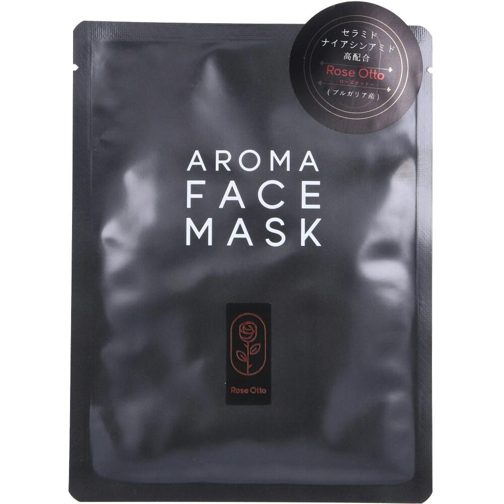 AROMA FACE MASK（アロマフェイスマスク） ローズオットー 1枚入 ×1点【送料込み】 ＃4573522180520