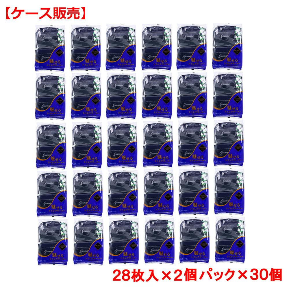 魅せるトイレクリーナー ジャスミンの香り 28枚入×2個パック×30個【ケース販売】 ×1点【送料込み】 ＃4589596694771