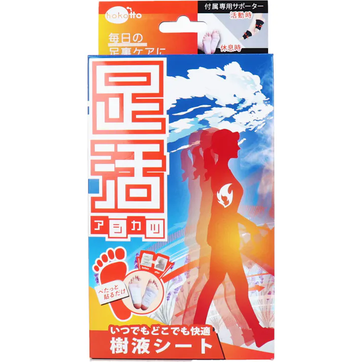 hokotto 足活 樹液シート 固定サポーター付フルセット ほのかなラベンダーの香り 1セット ×1点【送料込み】 #4589596695686