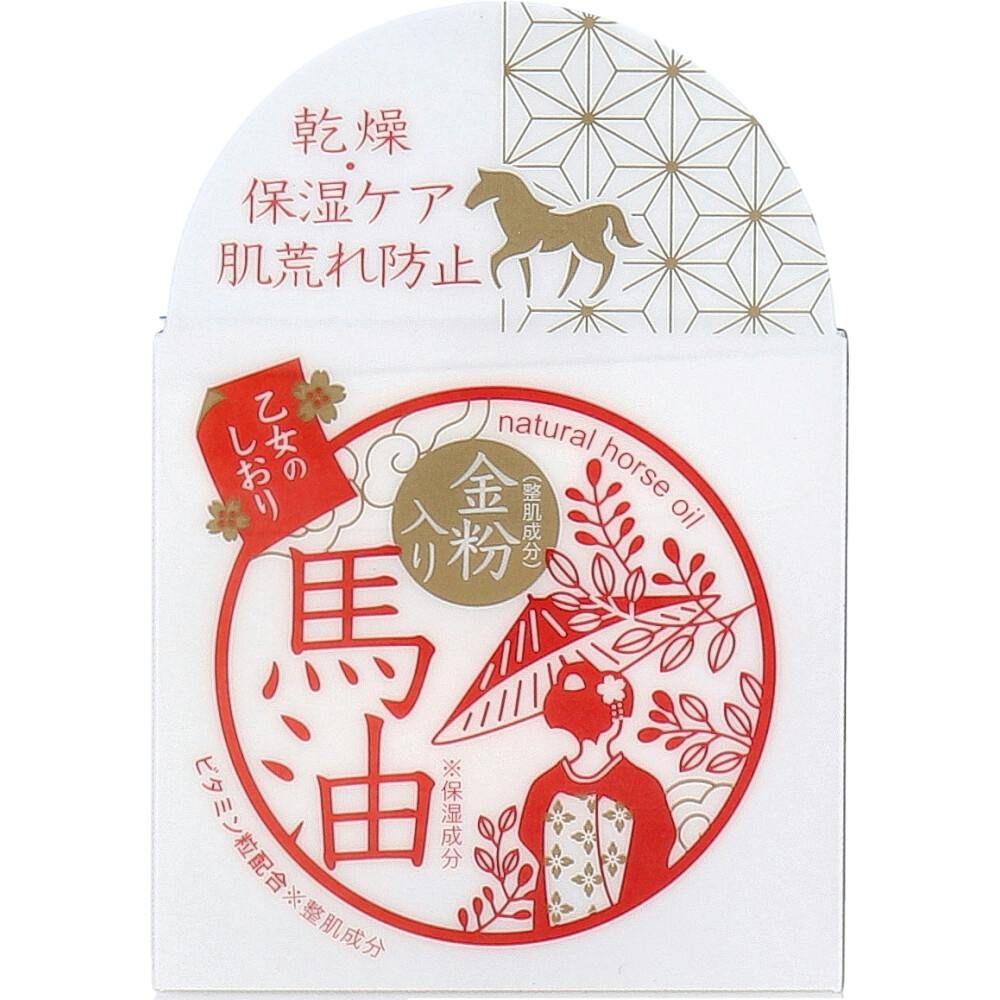 乙女のしおり 金粉入り 馬油クリーム 60g ×1点【送料込み】 ＃4595641735115