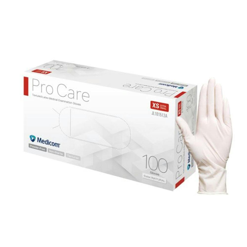 【業務用】プロケア ラテックスグローブ パウダーフリー XSサイズ 100枚入 ×1点【送料込み】 ＃4894476021746