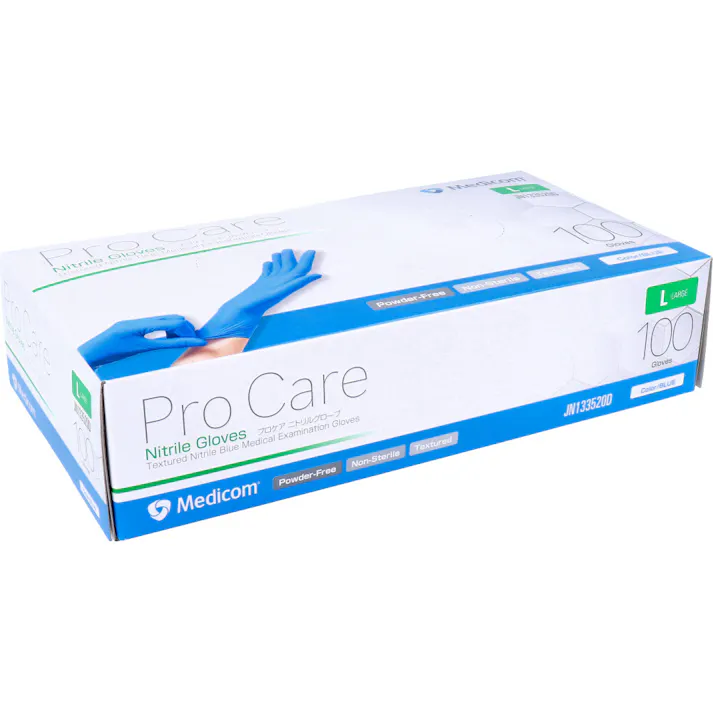 【業務用】プロケア ニトリルグローブ ブルー Lサイズ 100枚入 ×1点【送料込み】 #4894476027533