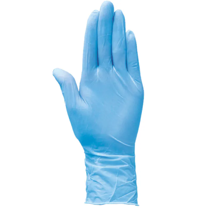 【業務用】セーフタッチ ニトリル手袋 パウダーフリー ブルー Mサイズ 100枚入 ×1点【送料込み】 #4897008635787