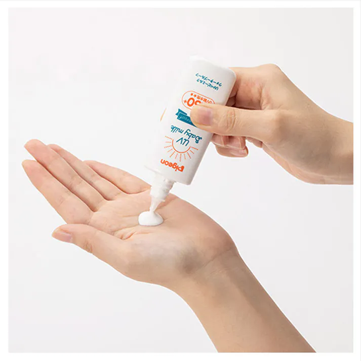 ピジョン UVベビーミルク ウォータープルーフ SPF50+ PA++++ 50g ×1点【送料込み】 #4902508084703