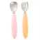 ピジョン じぶんでパクパク スプーン&フォーク FRUITカラー ケース付 ×1点【送料込み】 #4902508181396