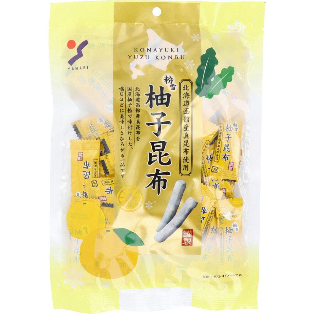 粉雪 柚子昆布 130g ×1点【送料込み】 ＃4903059310174