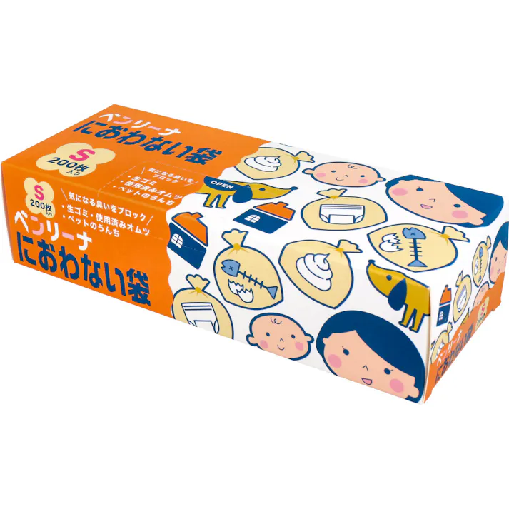 ベンリーナ におわない袋 Sサイズ 200枚入 ×1点【送料込み】 #4904557169424