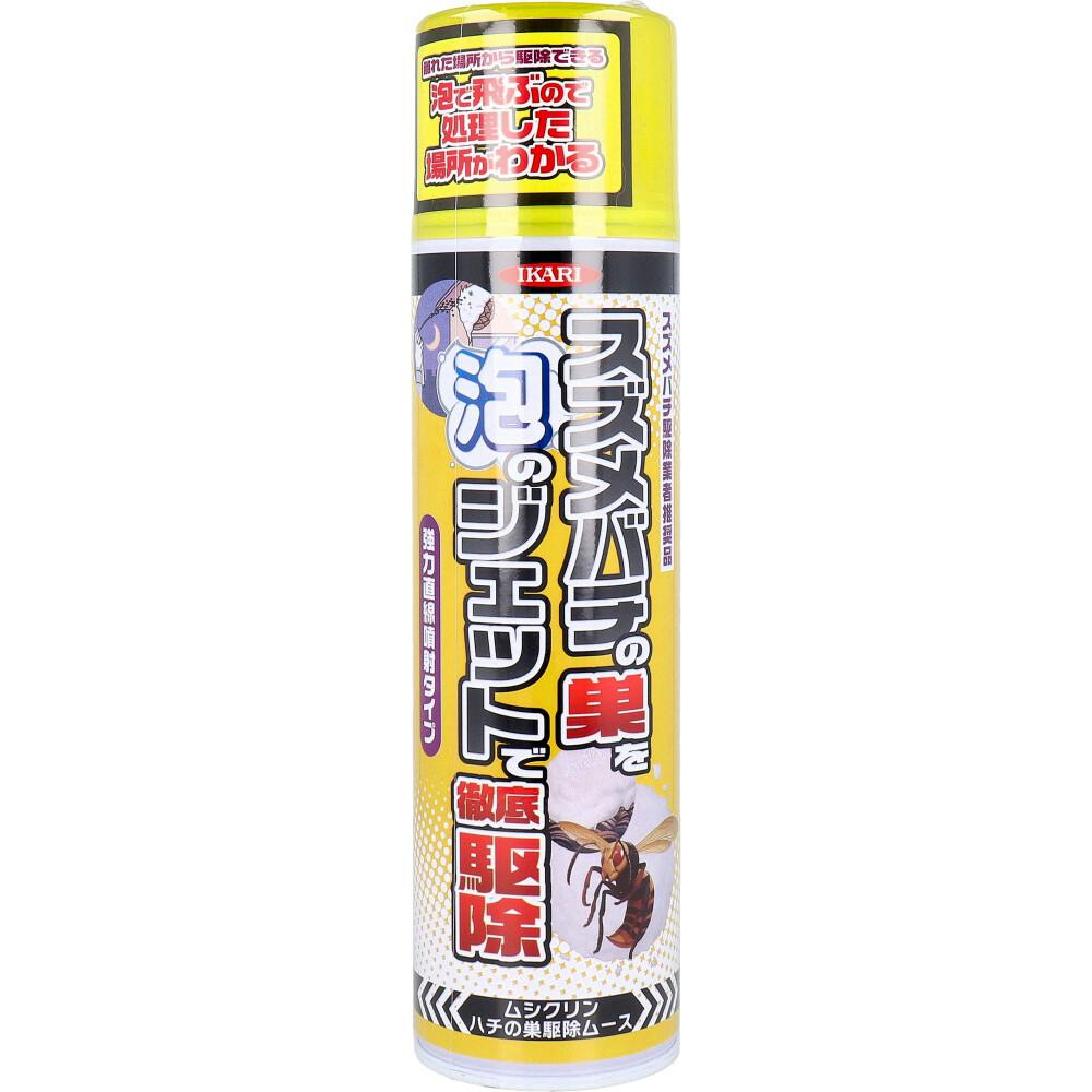 ムシクリン ハチの巣駆除ムース 強力直線噴射タイプ 300mL ×1点【送料込み】 ＃4906015031588