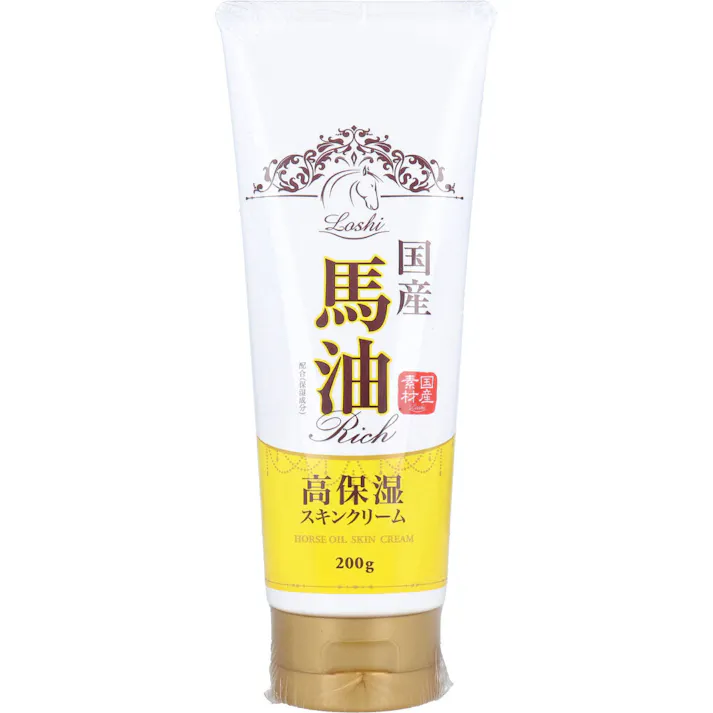 ロッシモイストエイド 国産馬油配合 スキンクリーム N やさしく香るサクラの香り 200g ×1点【送料込み】 #4936201108954