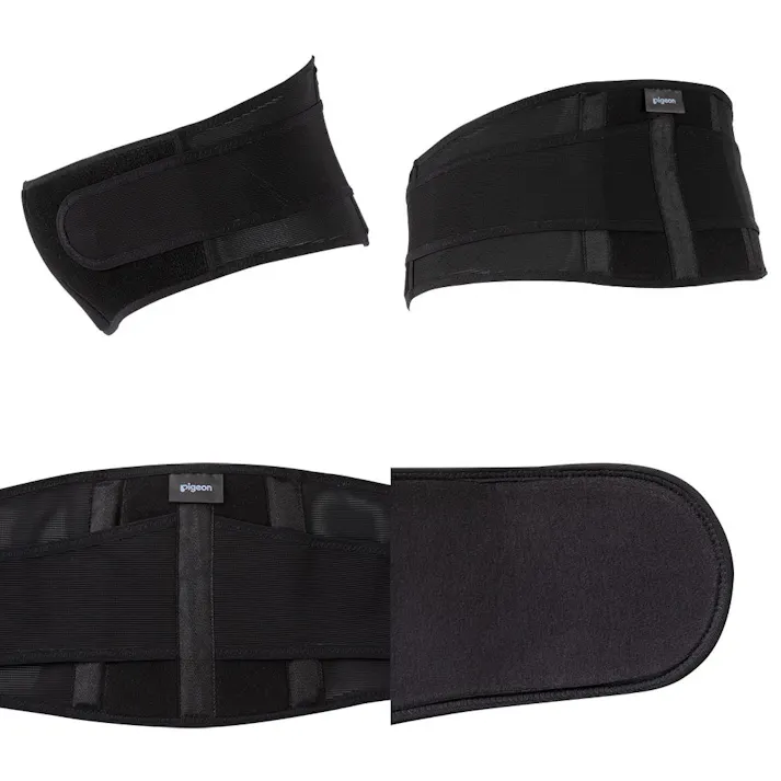 ピジョン 初期から使える 妊婦さんの腰しっかりサポーター ブラック マタニティ用 Mサイズ 1枚入 ×1点【送料込み】 #4937006521689