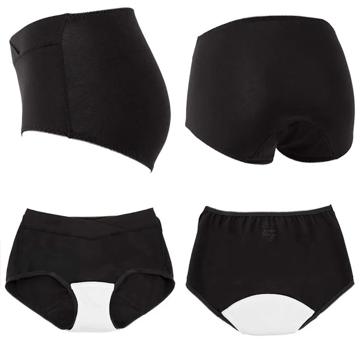 ピジョン 吸水できる産前産後コットンショーツ ブラック マタニティ用 Lサイズ 1枚入 ×1点【送料込み】 #4937006580419