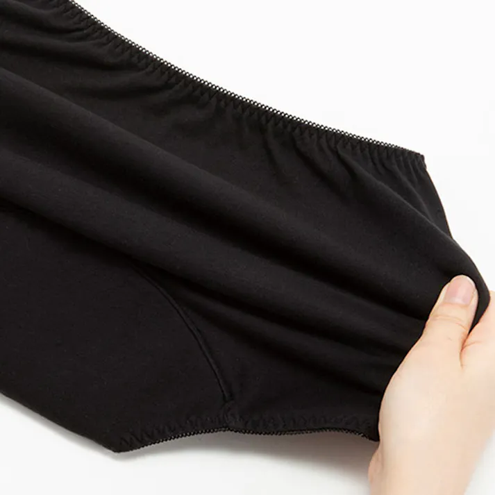 ピジョン 吸水できる産前産後コットンショーツ ブラック マタニティ用 Lサイズ 1枚入 ×1点【送料込み】 #4937006580419