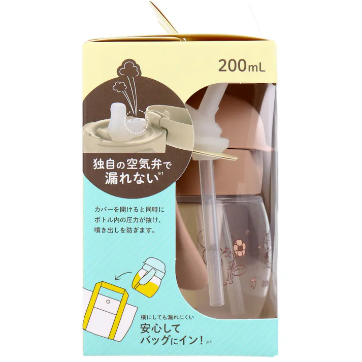 リッチェル トライ ストロー飲みマスターセット ブラウン ×1点【送料込み】 #4945680206129