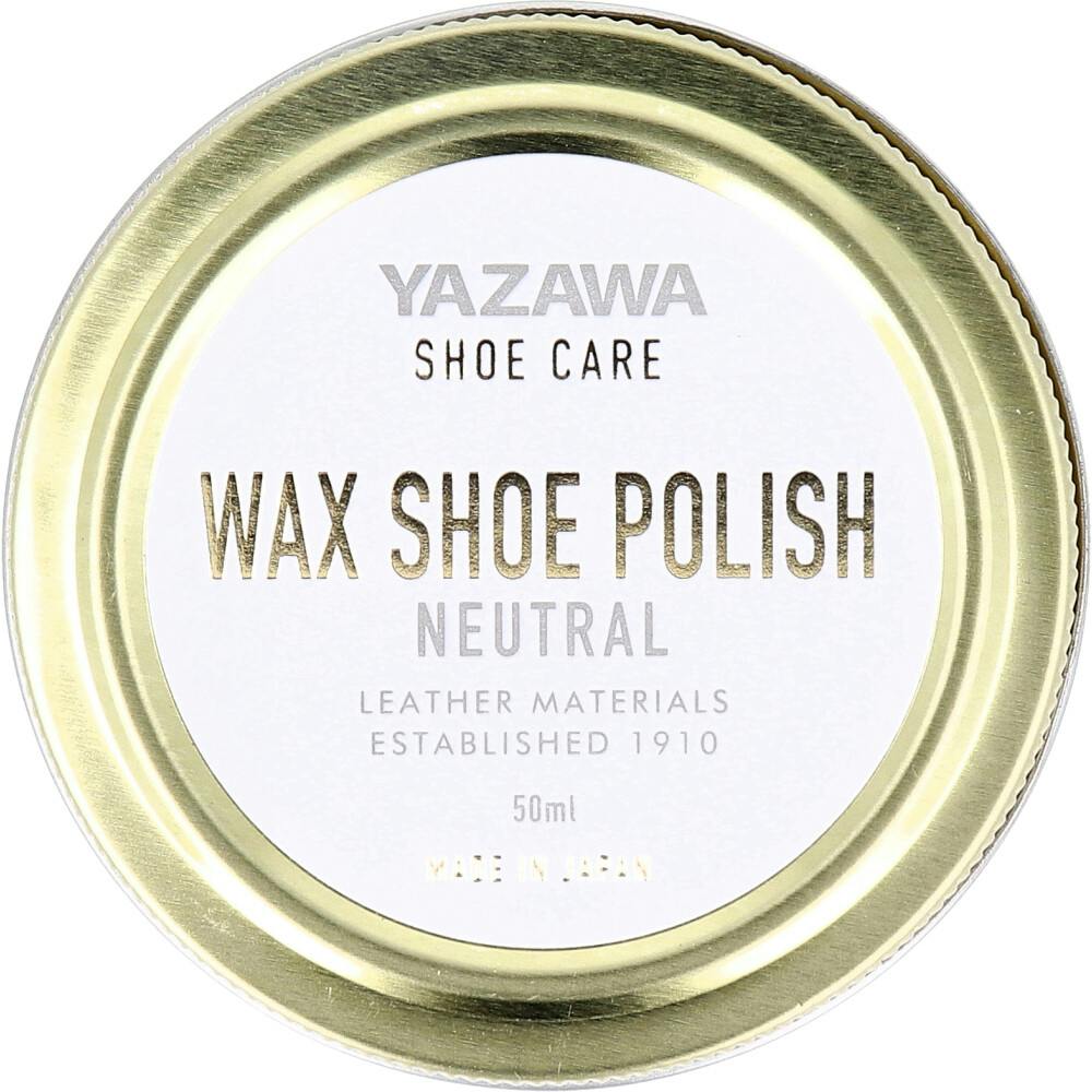 YAZAWA SHOE CARE ワックスシューポリッシュ ニュートラル 50mL ×1点