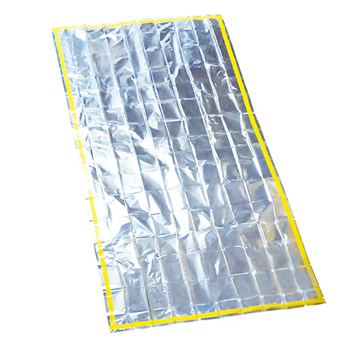 緊急簡易 アルミ寝袋 (静音タイプ) ×1点【送料込み】 #4956810959952