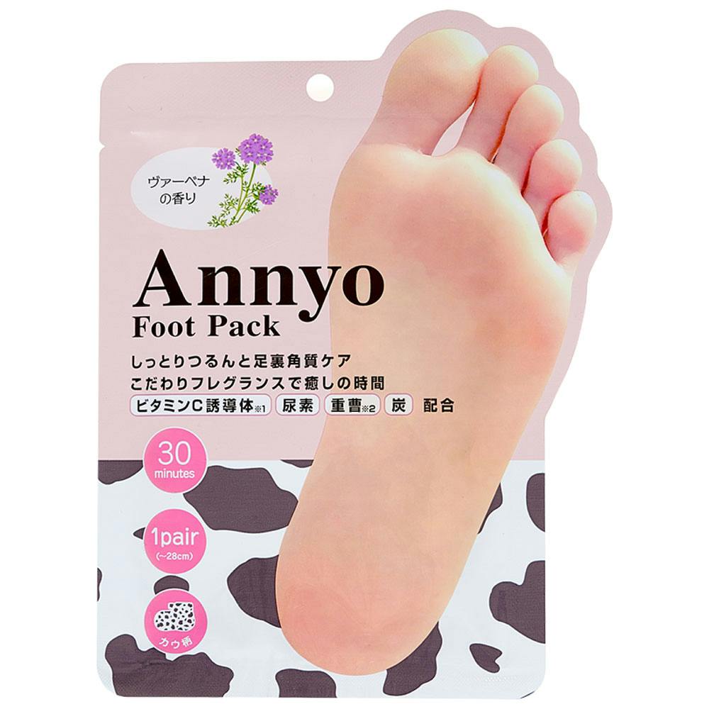 Annyo フットパック カウ柄 ヴァーベナの香り 20mL×2 （1回分） ×1点【送料込み】 ＃4966680248599