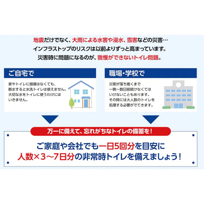 非常時トイレ ベンリー袋G 防臭袋プラス 5GBI-40V 5回分セット ×1点【送料込み】 #4969919200641