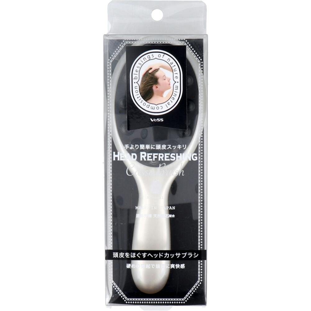 ヘッドカッサ ブラシ 遠赤外線 天然鉱石配合 HC-900 ×1点【送料込み】 ＃4977084723483