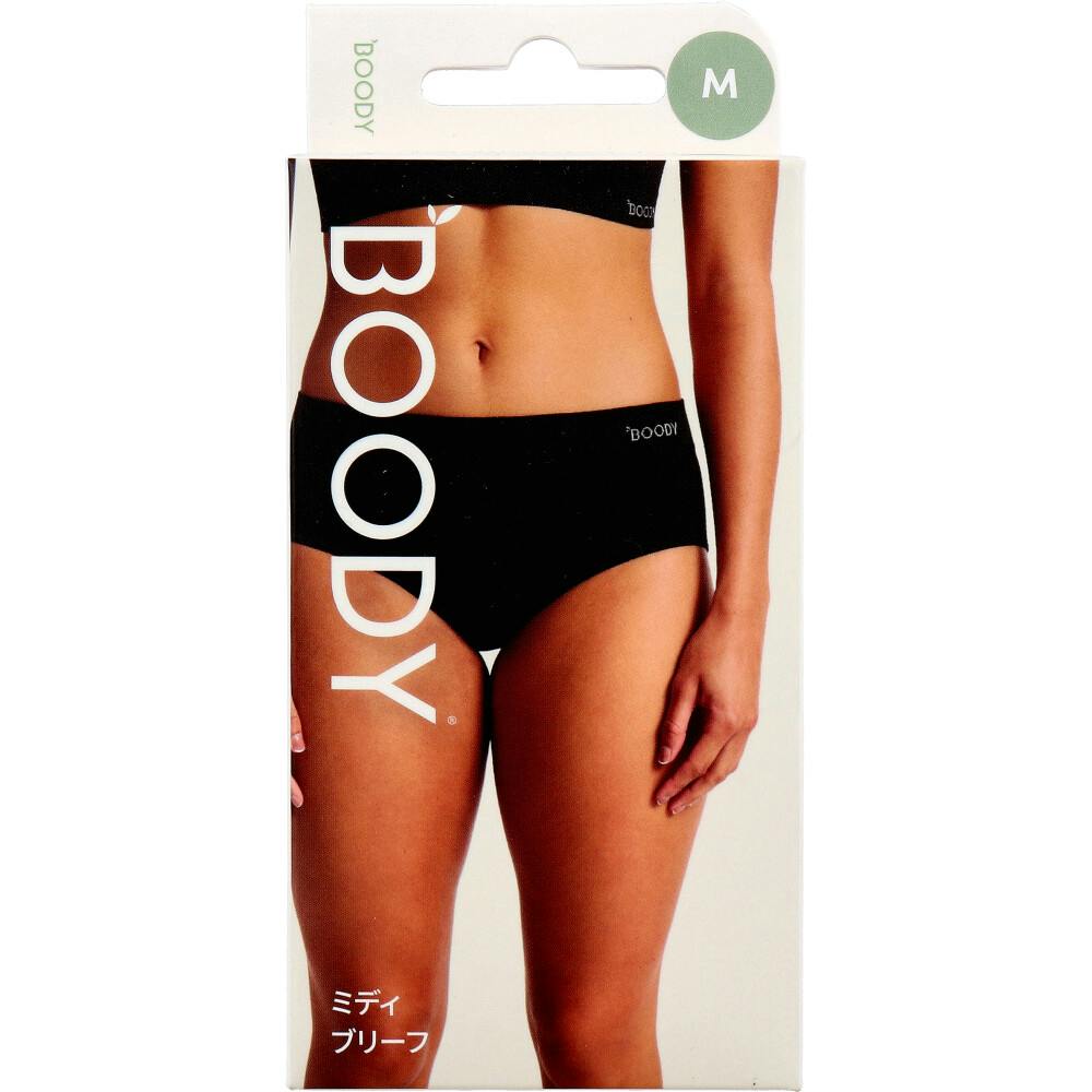 BOODY ミディ ブリーフ ブラック Mサイズ 1枚入 ×1点【送料込み】 ＃9351383086206