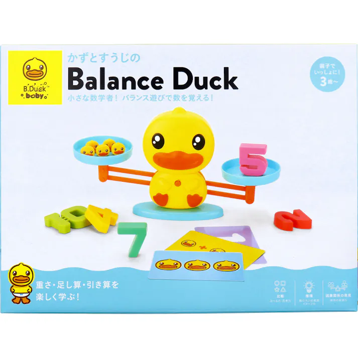 B.Duck baby かずとすうじのBalance Duck(バランスダック) 1セット ×1点【送料込み】 #9784861489396