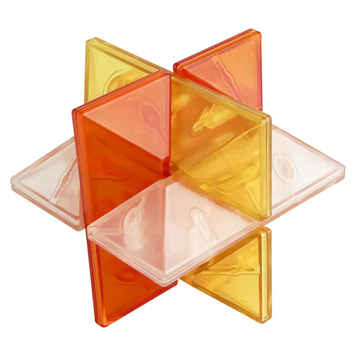 KUMIPULA(クミプラ) クリアパズル スパイキーロック 6ピース ×1点【送料込み】 #9784861489419