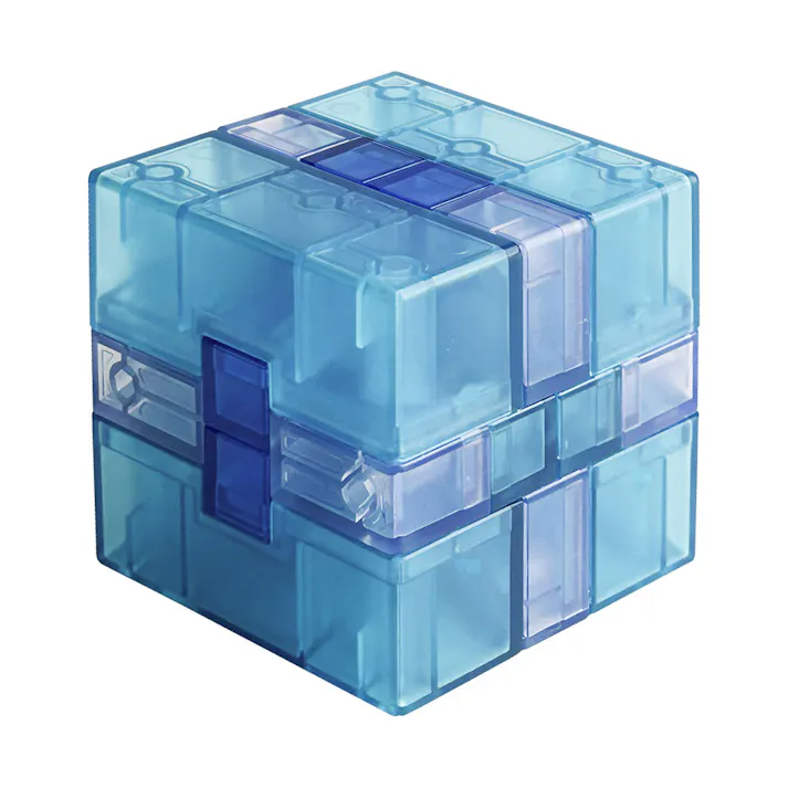 KUMIPULA(クミプラ) クリアパズル ロジカルキュービック 12ピース ×1点【送料込み】 #9784861489457