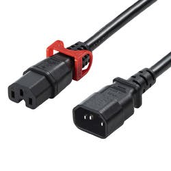 抜け防止ロック式電源コード ロックプラス(2m)