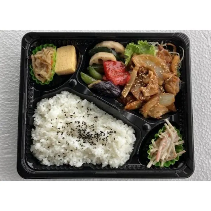 【50個×12袋入/ケース】弁当容器 CZ-222 BS黒 本体(N) シーピー化成