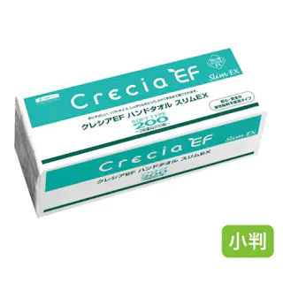 【36袋入/ケース】ペーパータオル クレシアEFハンドタオル ソフトタイプ200 スリムEX 日本製紙クレシア