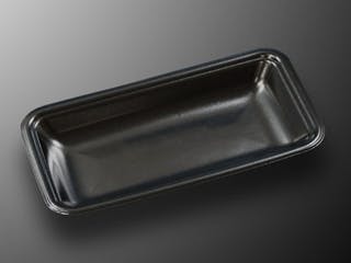 【100個×24袋入/ケース】発泡トレー CN20-11E 黒-BK (L) 中央化学