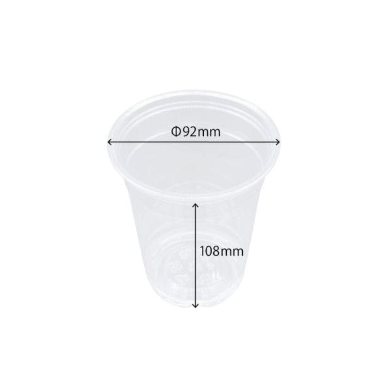 【50個×20袋入/ケース】プラコップ クリアカップDY-92-12 ケーピープラテック