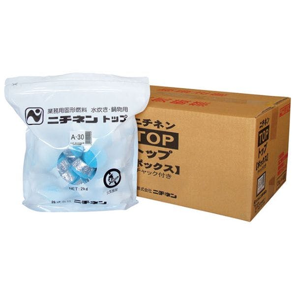 【4袋入/ケース】鍋用固形燃料 固形燃料 トップボックス A-30 67個入 ニチネン