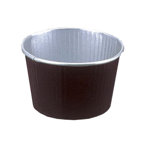 【100個×20袋入/ケース】ケーキカップ ND-50FCL(38H) 焦茶(両面PET) 伊藤景パック産業