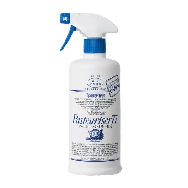 【24袋入/ケース】アルコール製剤 パストリーゼ77 500mL スプレーヘッド付き ドーバー