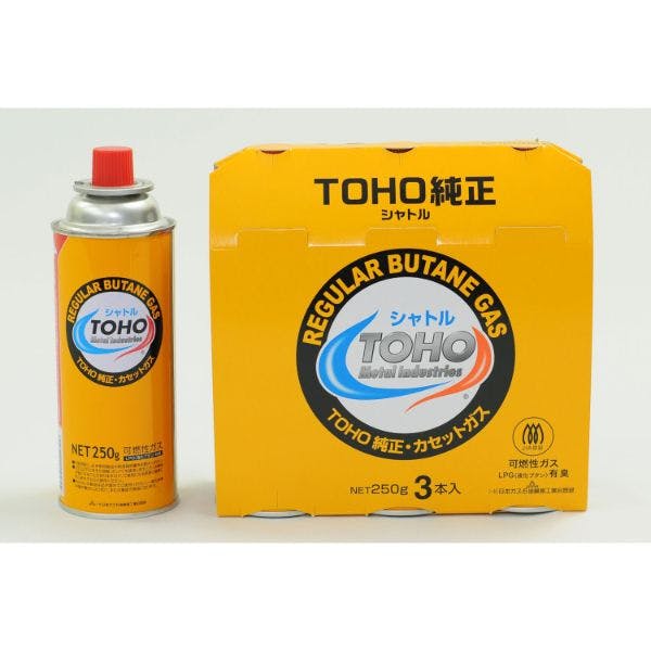 【16袋入/ケース】カセットボンベシャトル3本組