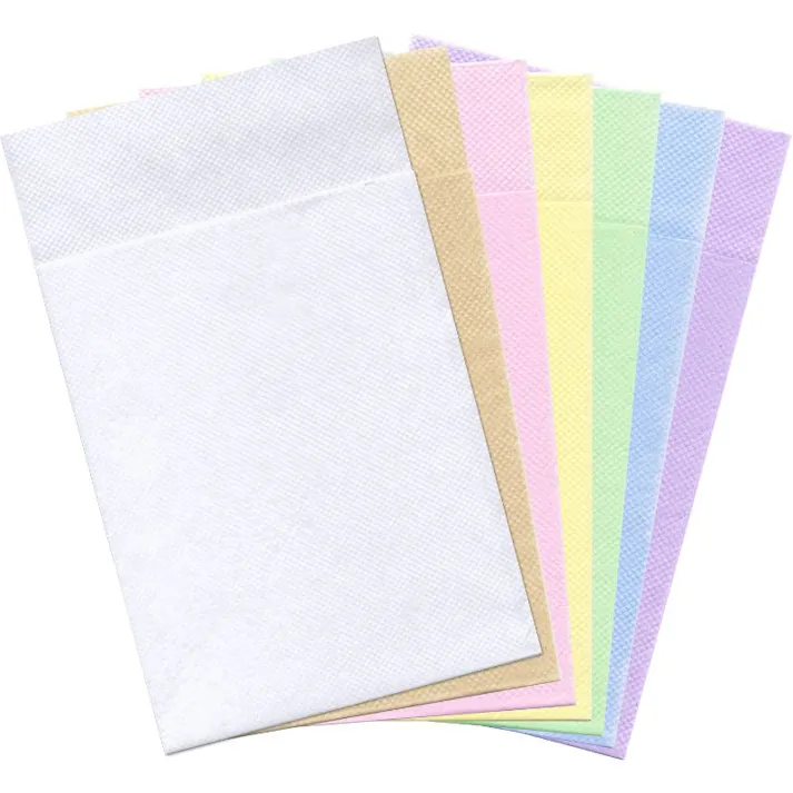 【100個×100袋入/ケース】6ツ折ナフキン 紙ナプキン6つ折白(250×250mm) 九州紙工