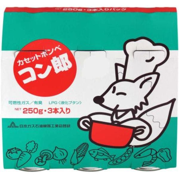 【16袋入/ケース】調理器具 コン郎ボンベK 3本入 韓国製 東海