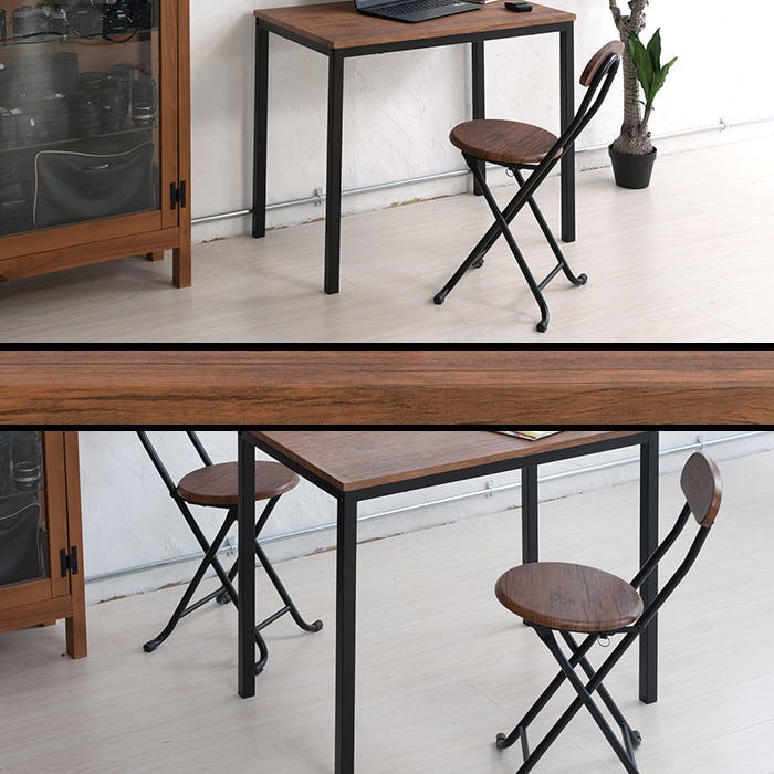 折りたたみ チェア デザイナー 天然木 木製 ダイニングチェア