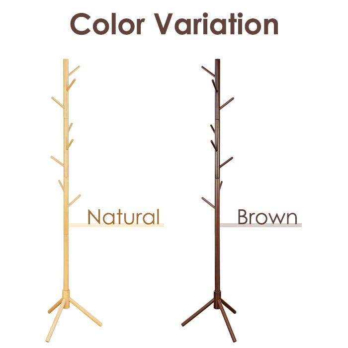 ポールハンガー 木製 コートハンガー おしゃれ 北欧 ハンガーラック