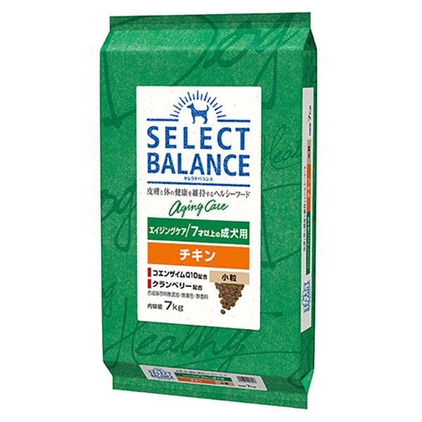 エイジングケア 7歳以上用 チキン 7kg×2個 セレクトバランス エイジングケア / 7才以上の成犬用チキン小粒 7kg
